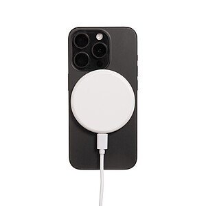 Magnapad 15W RCS rplastic magnetic 3 in 1 charging pad, white