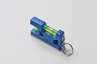 Magnetic level ABS key ring, black