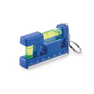 Magnetic level ABS key ring, royal blue