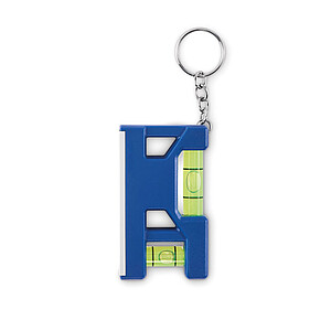 Magnetic level ABS key ring, royal blue