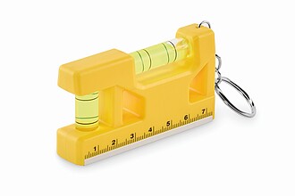 Magnetic level ABS key ring, yellow