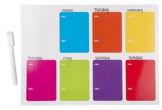 magnetic note board