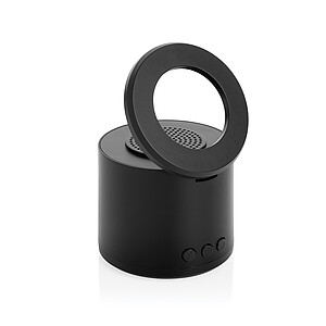 Magpulse RCS recycled plastic 3W speaker w/magnetic holder, black