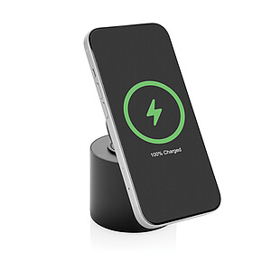 Magpulse RCS recycled plastic 3W speaker w/magnetic holder, black