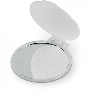 Make-up mirror, transparent white