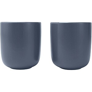 Male 200 ml ceramic cups - set of 2, hale blue