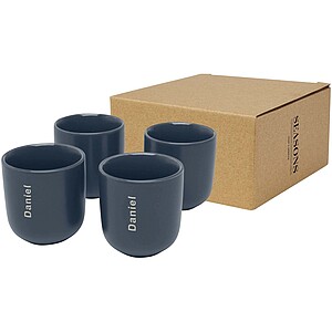 Male 4-piece 90 ml espresso cup, hale blue