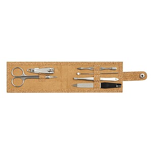 Manicure set, brown