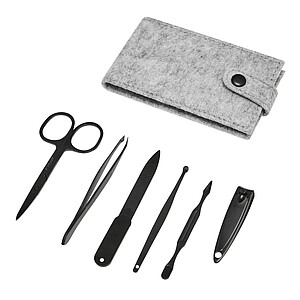 Manicure set, grey