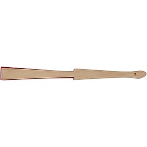 Manuela hand fan, red