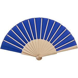 Manuela hand fan, royal blue