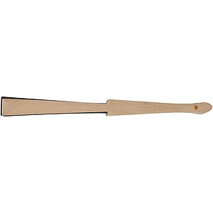 Manuela hand fan, solid black