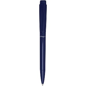 Martha recycled plastic ballpoint pen (blue ink), navy