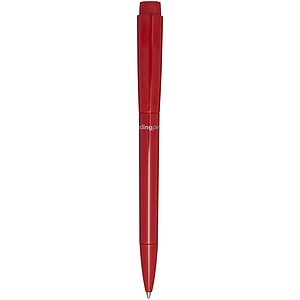 Martha recycled plastic ballpoint pen (blue ink), red
