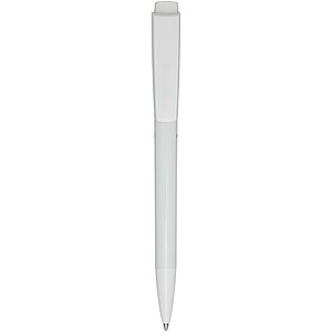Martha recycled plastic ballpoint pen (blue ink), white