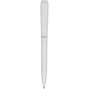 Martha recycled plastic ballpoint pen, white