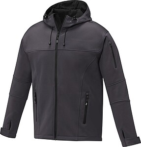 Match mens softshell jacket, grey, M