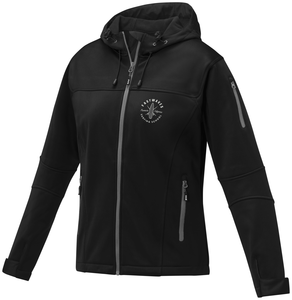 Match womens softshell jacket, black, XL