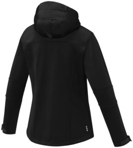 Match womens softshell jacket, black, XL