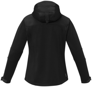 Match womens softshell jacket, black, XL