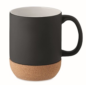 Matt ceramic cork mug 300 ml