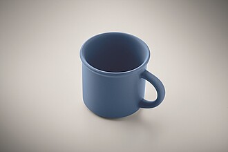 Matt ceramic mug 300 ml, blue