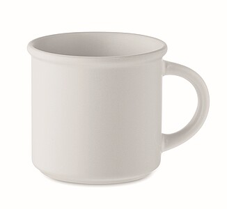Matt ceramic mug 300 ml, white