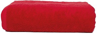 Maxi towel 100x210 cm, red