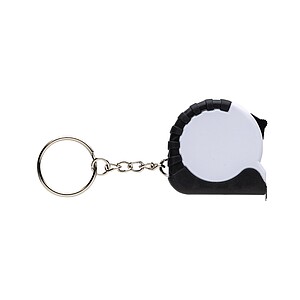 MeasureMate RCS reycled ABS 1 meter tape keychain, white