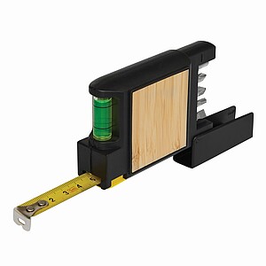 Measuring tape 3m, black