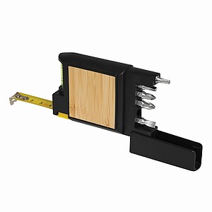 Measuring tape 3m, black