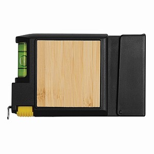 Measuring tape 3m, black