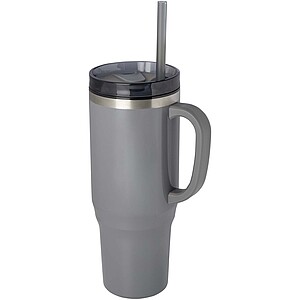 Melbourne 1200 ml RCS certified insulated tumbler with straw, grey