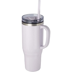 Melbourne 1200 ml RCS certified insulated tumbler with straw, lilac