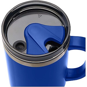 Melbourne 1200 ml RCS certified insulated tumbler with straw, royal blue