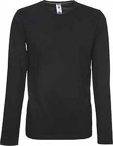 Men’s long-sleeved t-shirt PAYPER PINETA, black, XL