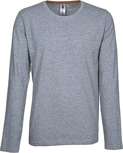 Men’s long-sleeved t-shirt PAYPER PINETA, grey melange, XL