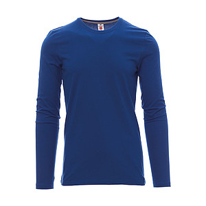 Men’s long-sleeved t-shirt PAYPER PINETA, royal blue, XL