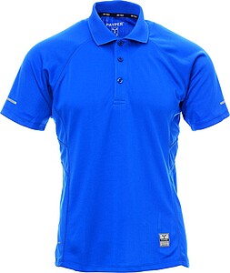 Men’ s short-sleeved polo shirt PAYPER TRAINING, royal blue, size L