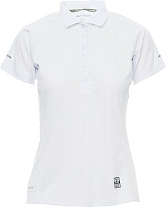 Men’ s short-sleeved polo shirt PAYPER TRAINING, white, size S