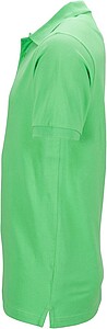 Mens elastic pique polo James Nicholson, lime green, S