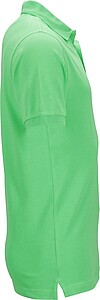 Mens elastic pique polo James Nicholson, lime green, S