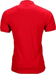 Mens elastic pique polo James Nicholson, red, M