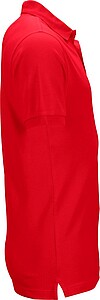 Mens elastic pique polo James Nicholson, red, XXL