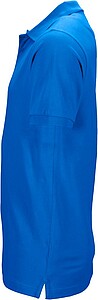 Mens elastic pique polo James Nicholson, royal blue, S