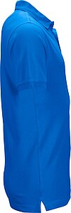 Mens elastic pique polo James Nicholson, royal blue, S