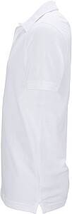 Mens elastic pique polo James Nicholson, white, XXL