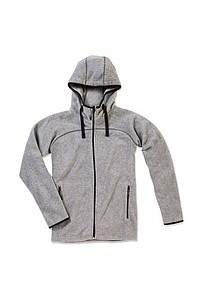 Mens fleece jacket STEDMAN POWER FLEECE JACKET grey heather XL