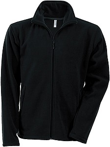 Mens microfleece sweatshirt KARIBAN, black, M
