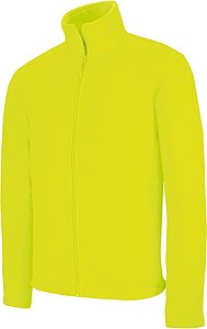 Mens microfleece sweatshirt KARIBAN, neon yellow, M